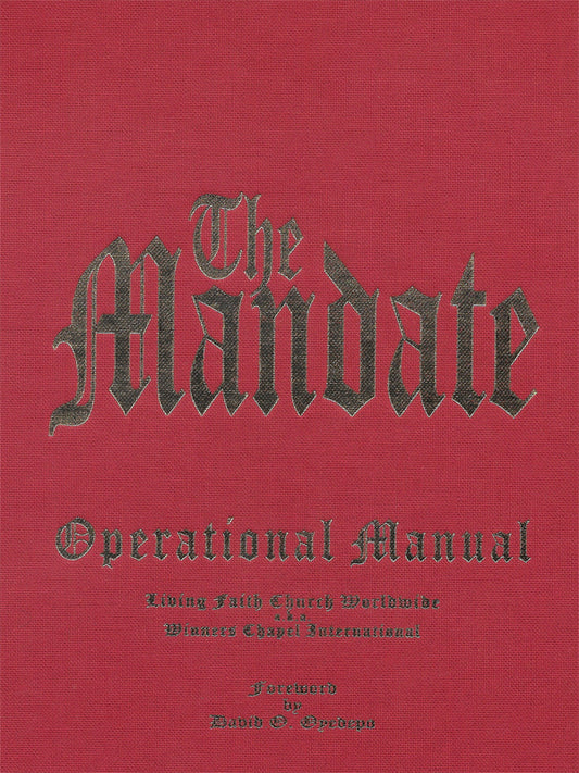 The Mandate, a Timeless Operational Manual (Hardback) – January 1, 2012